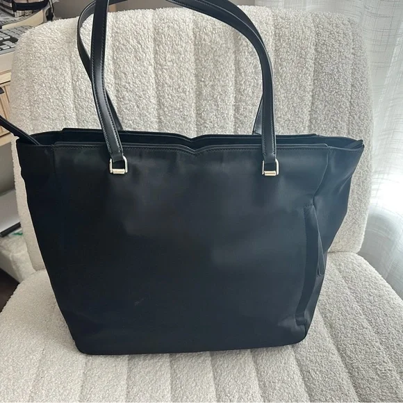 Kate Spade Black Textured Tote with Structured Design - Picture 3 of 10